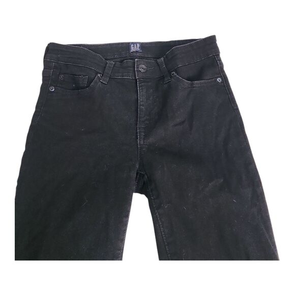 Gap Denim Mid Rise Women’s Leggings/Jeggings Skinny True Black Size 26 Regular - Picture 8 of 10